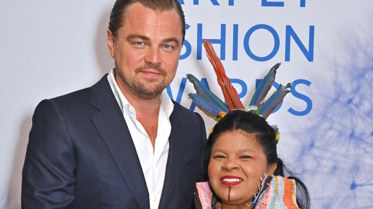 Ativista ambiental, Leonardo DiCaprio participa de diversos eventos ao lado da Ministra dos Povos Indígenas, Sônia Guajajara