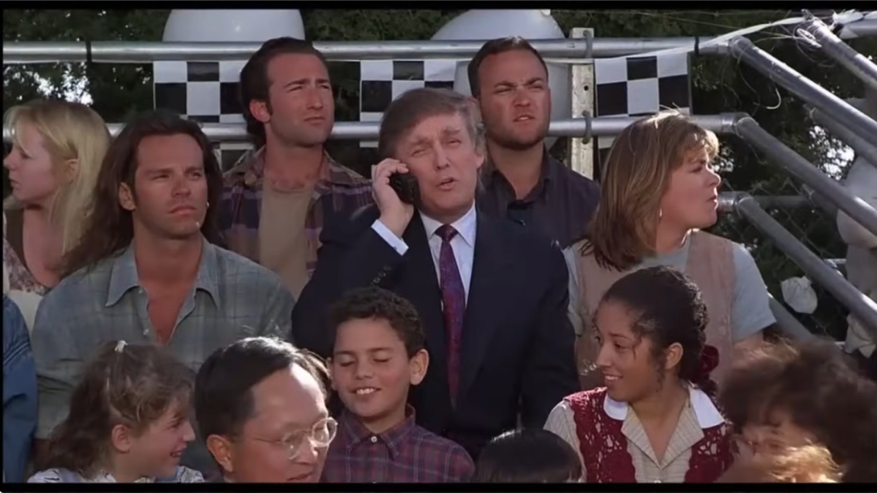 Donald Trump em cena no filme 'Os Batutinhas'