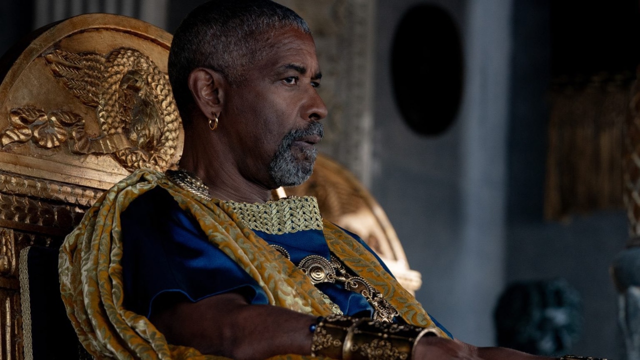 O personagem de Macrinus é vivido por Denzel Washington