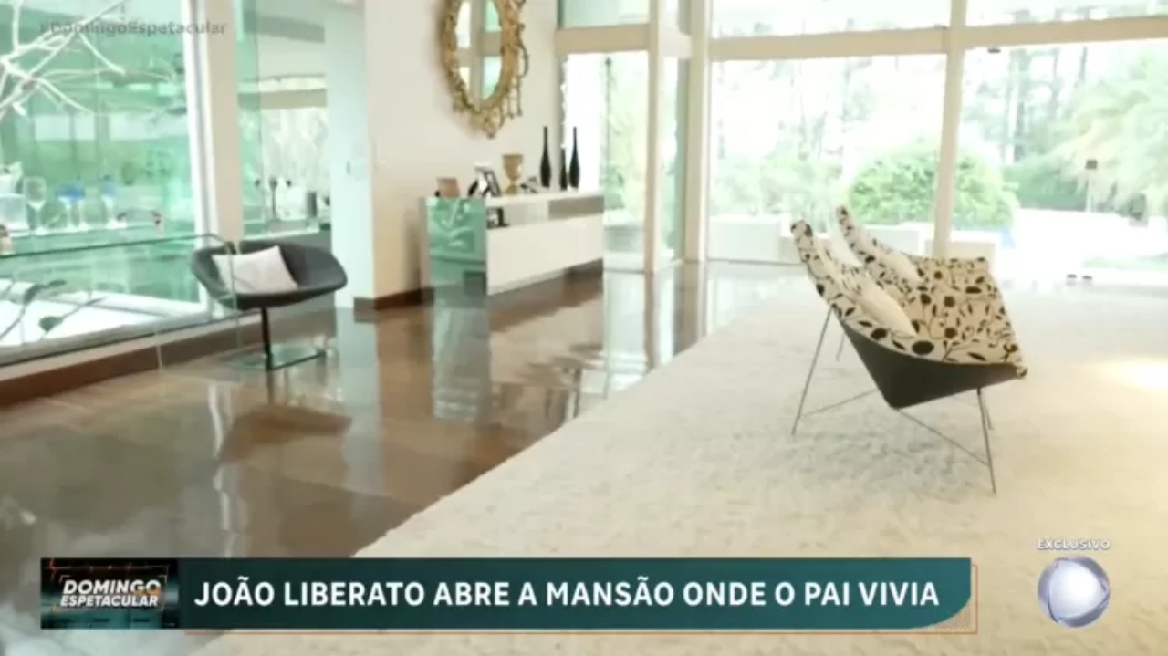 Sala da mansão de Gugu Liberato