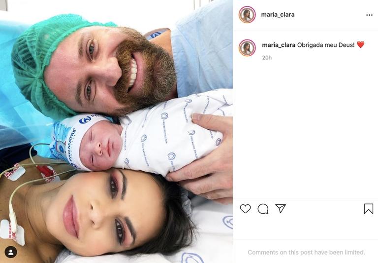 Nasce primeiro filho de Marlon com a namorada Maria Clara Leal