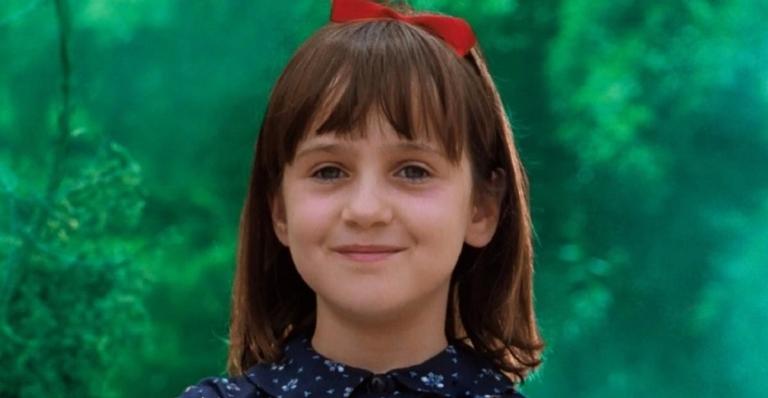 Mara Wilson no filme 'Matilda', de 1996 - Divulgação