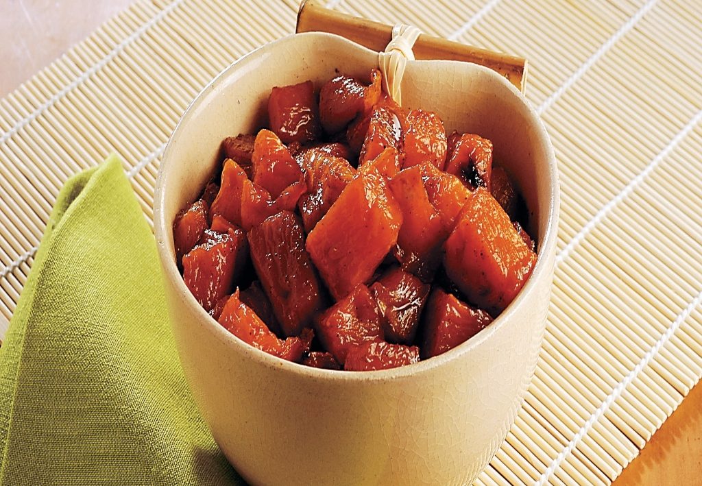Receita de abóbora caramelada