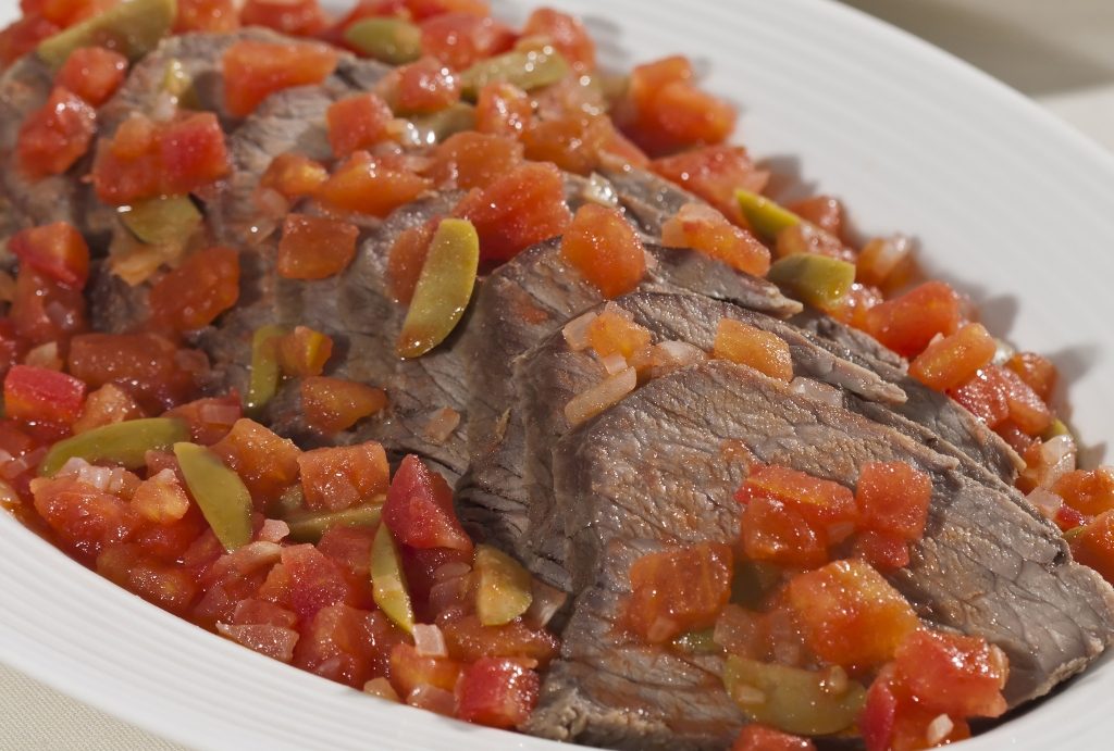 Foto de receita de alcatra ao molho de tomate