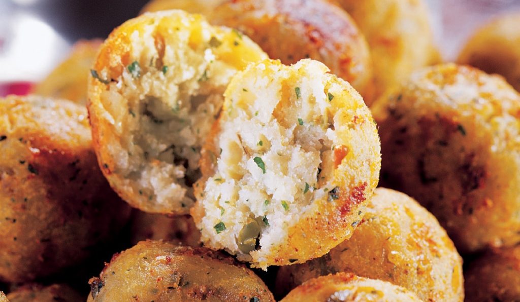 Foto de receita de almôndega de pão