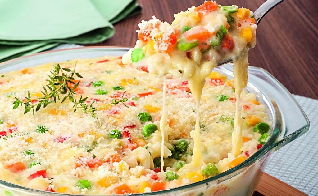 Foto de receita de arroz à grega
