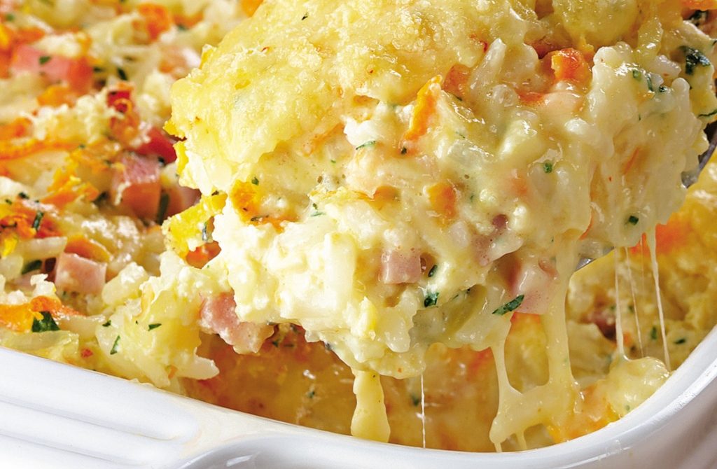 Foto de receita de arroz ao forno