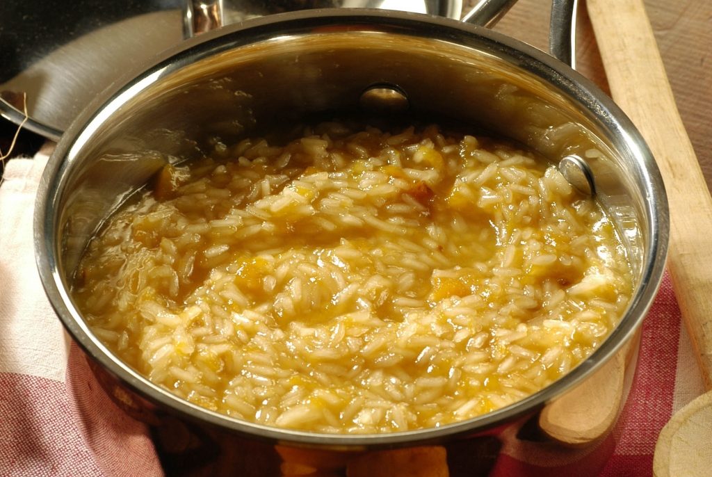 Foto de receita de arroz com origone