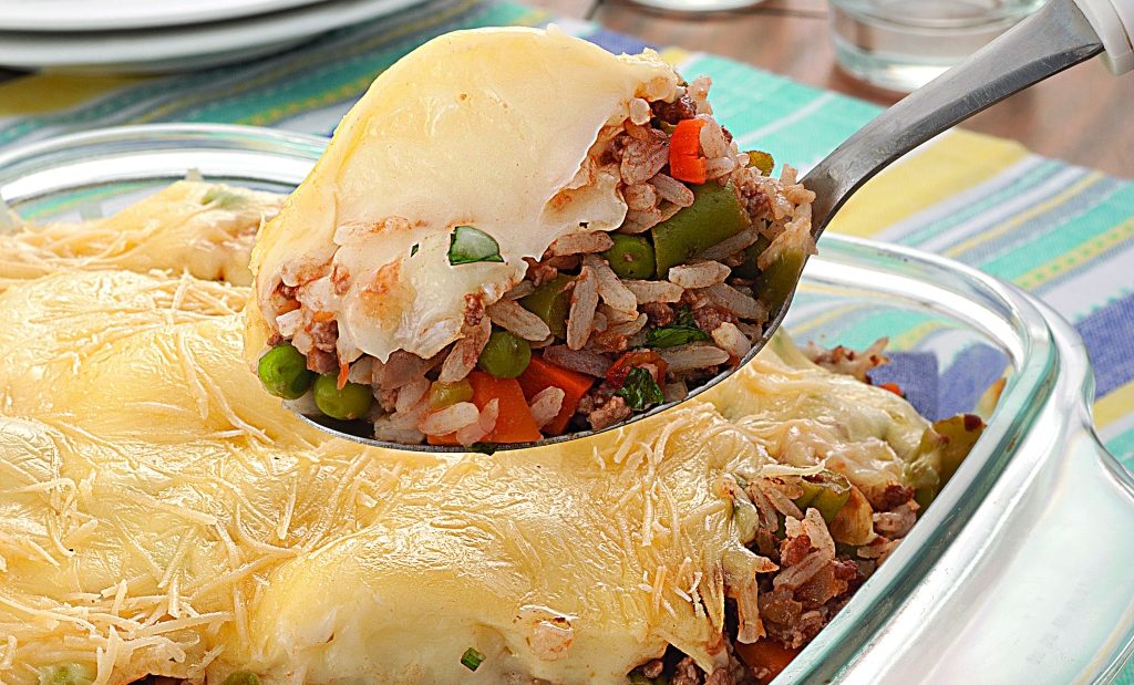 Foto de receita de arroz de forno completo