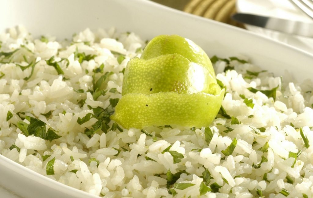 Foto de receita de arroz de limão