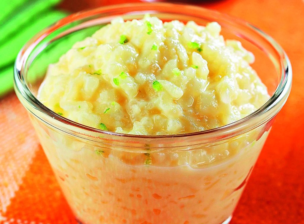Foto de receita de arroz doce com limão