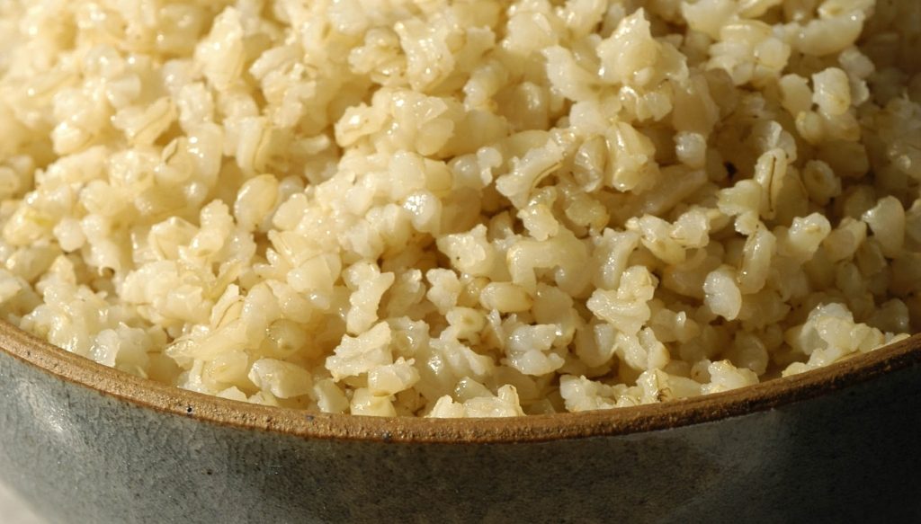 Foto de receita de arroz integral