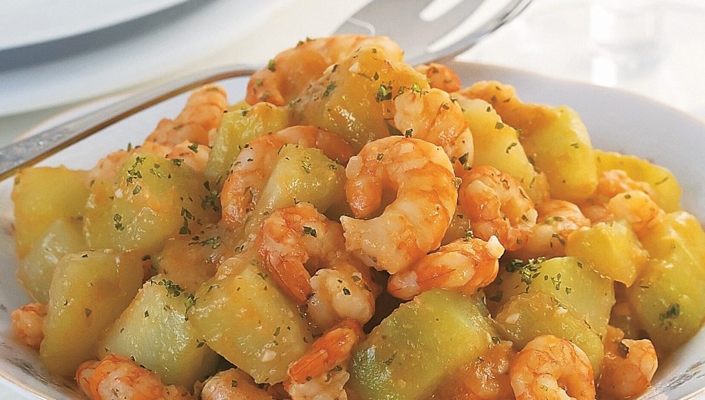 Camarão com chuchu: incrivelmente delicioso