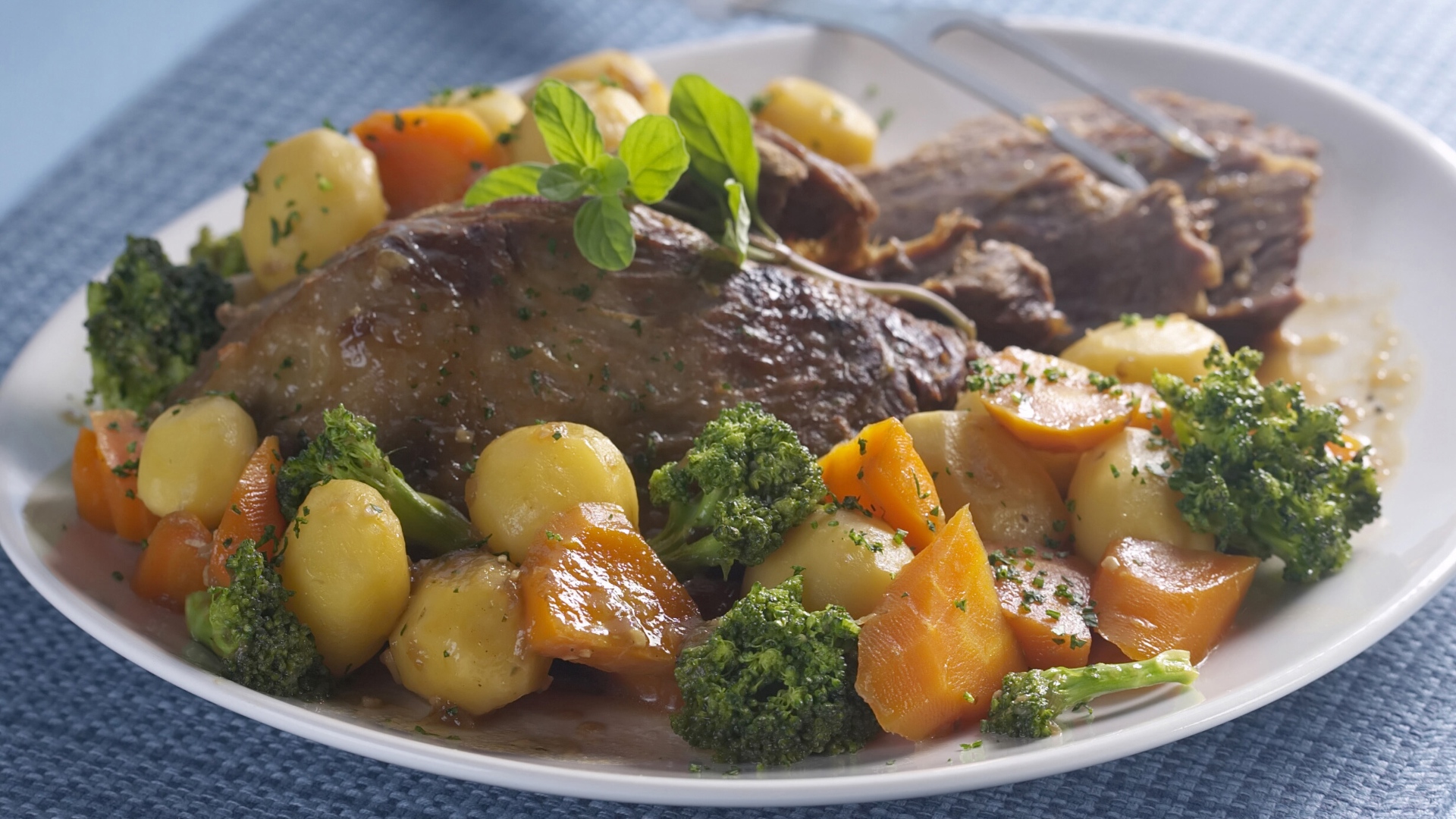 Carne de Panela com Brócolis