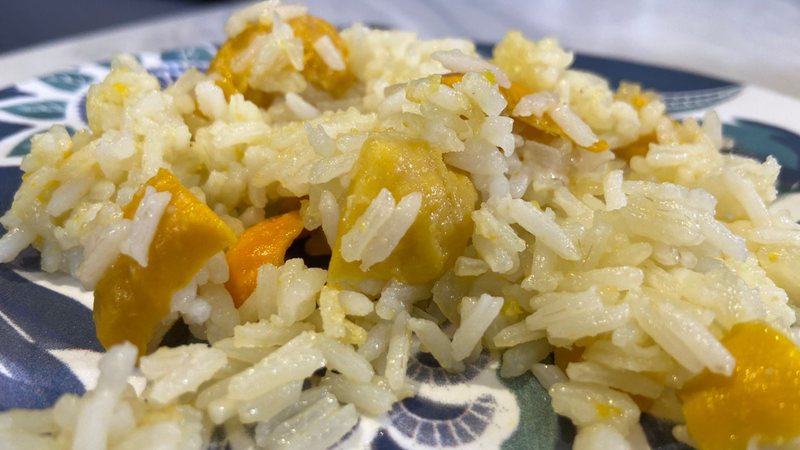 Arroz com pequi preparado por Ana Hikari