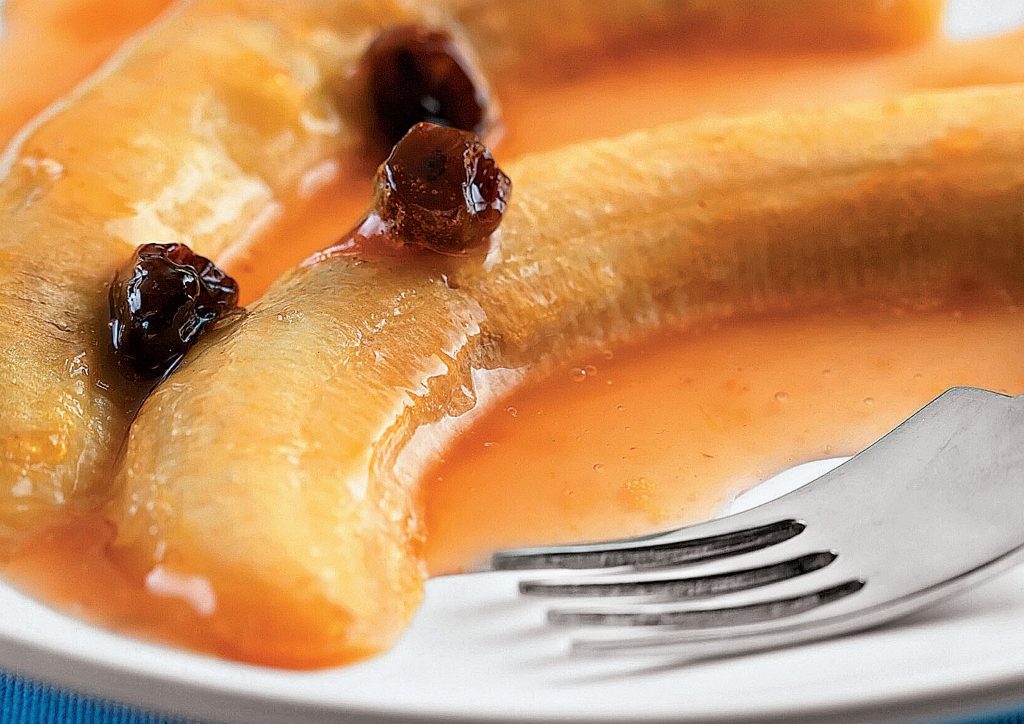 Foto de Banana assada ao vinho