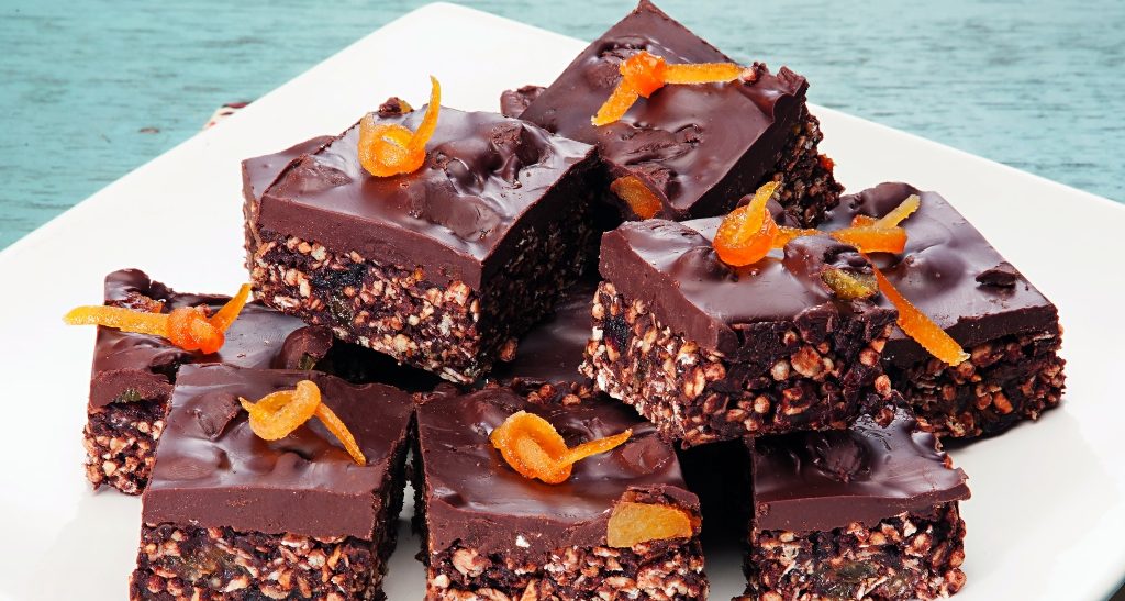 Foto de barrinhas de chocolate