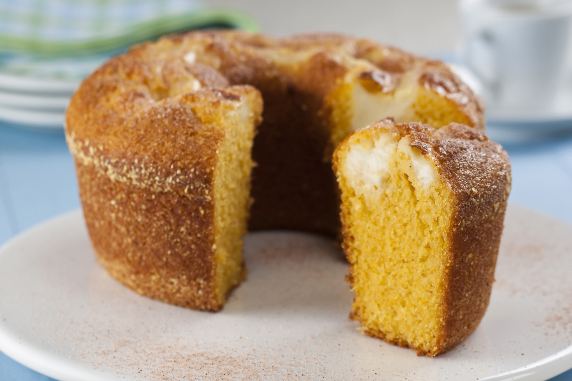 Foto de Bolo de milho com requeijão