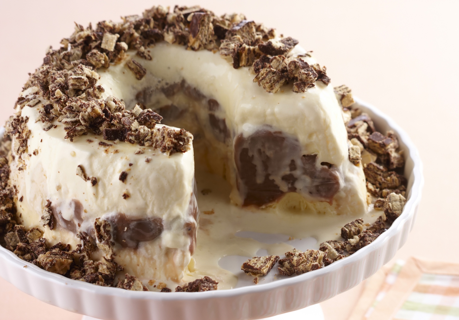 Foto de Bolo de sorvete com brigadeiro