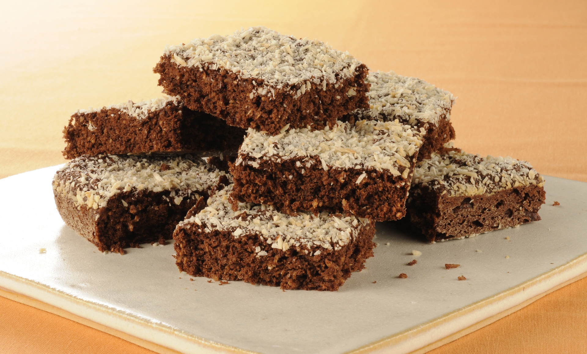 Foto de Brownie de chocolate e coco