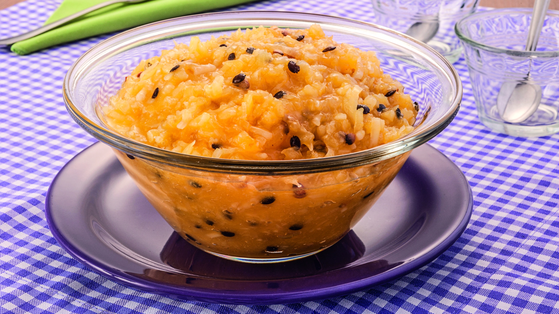 Cocada cremosa de maracujá