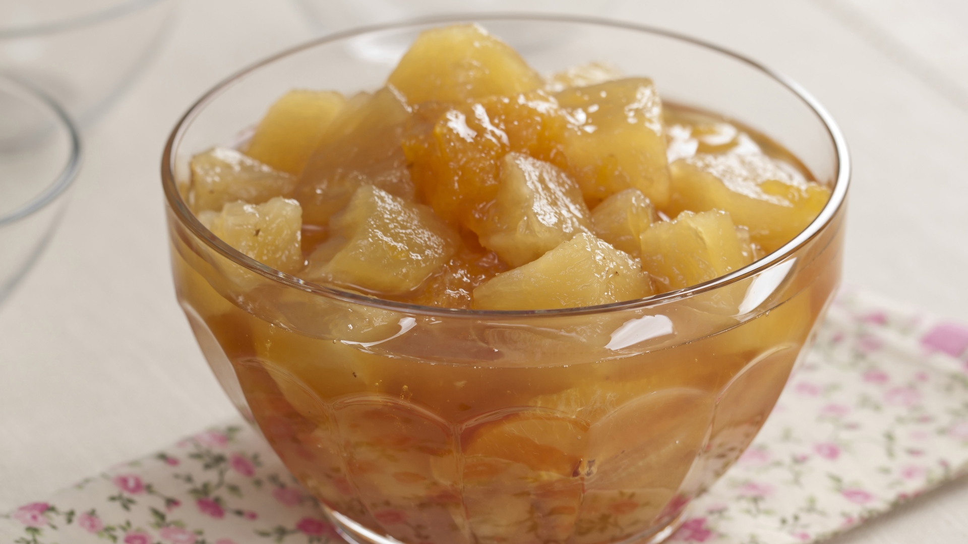 Compota de abacaxi e laranja