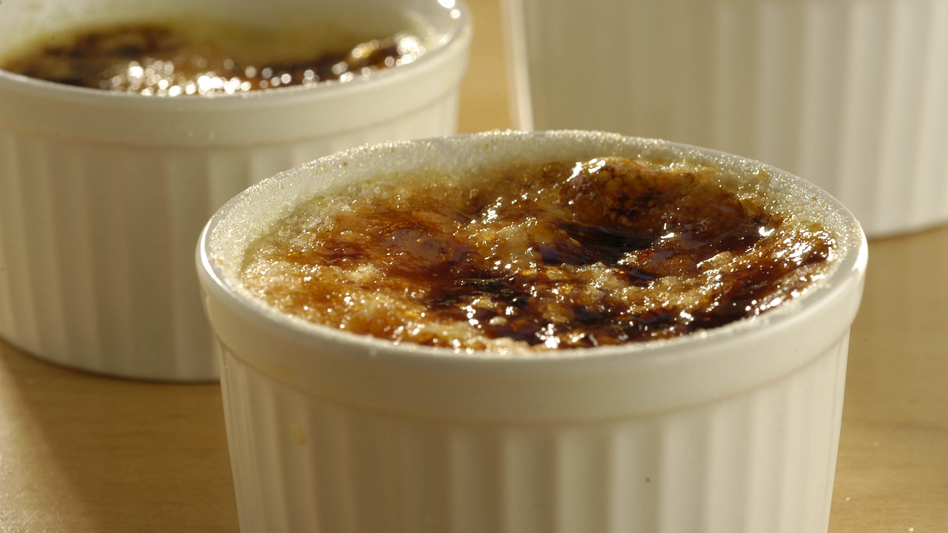 Creme Brûlée de Pêra e Maçã