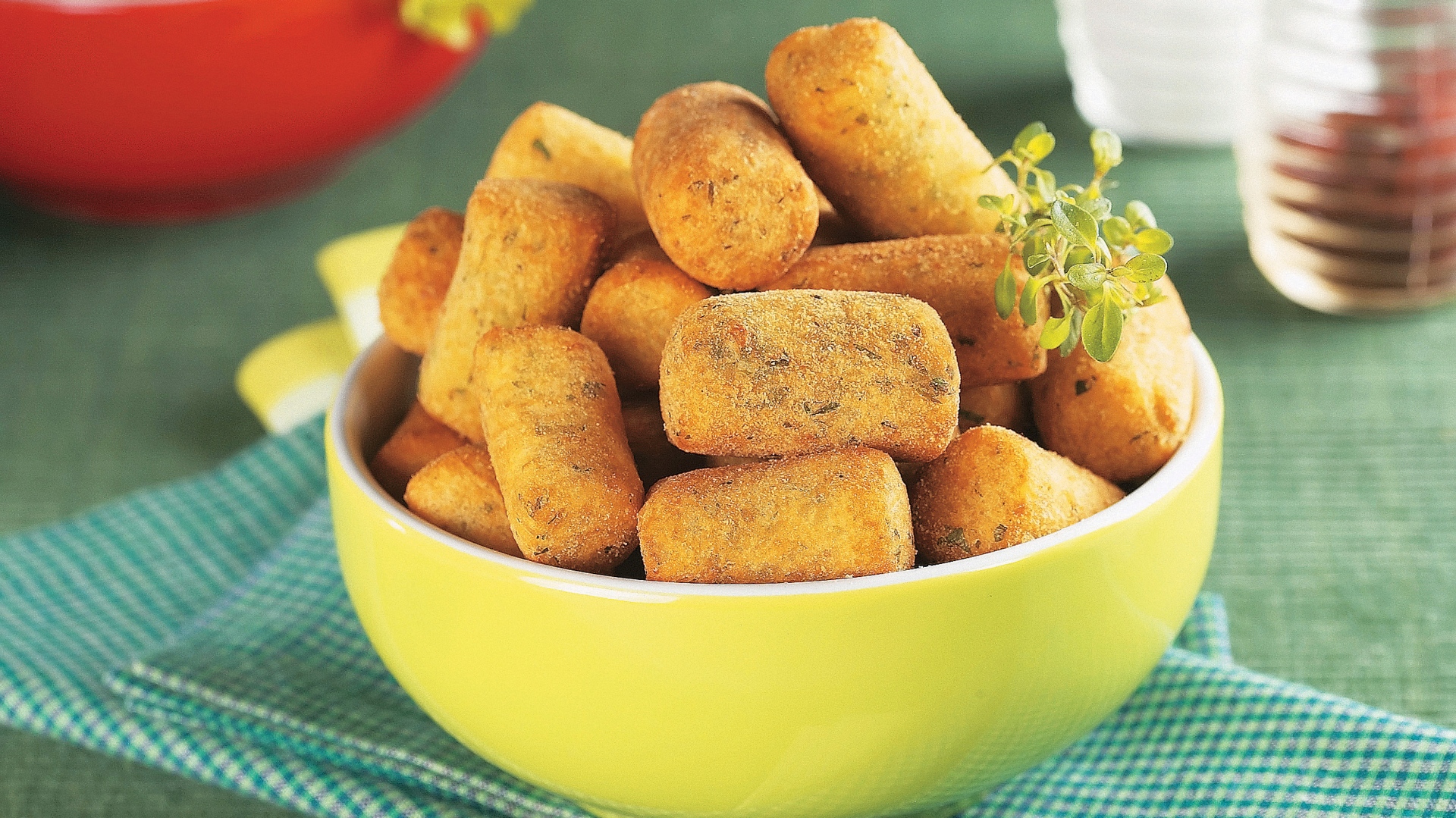 croquete de mandioca
