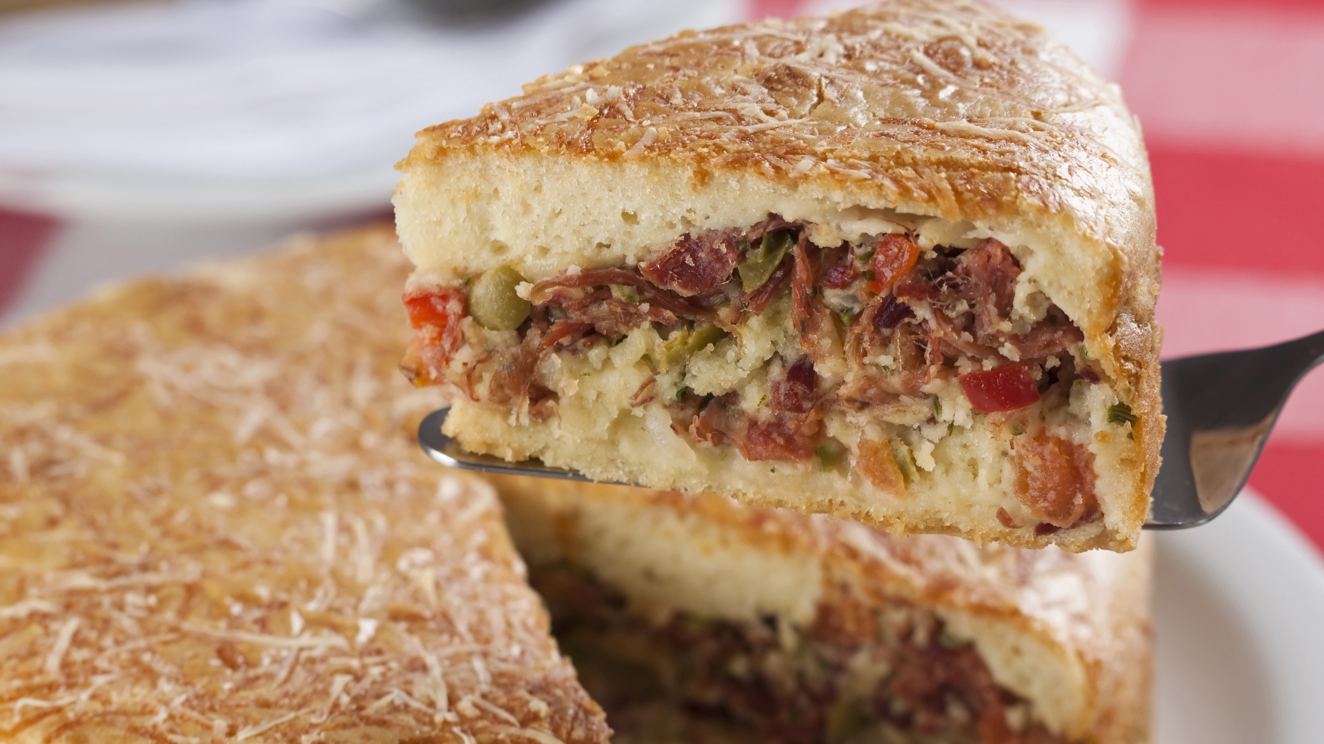 Foto da receita de empadão de carne seca