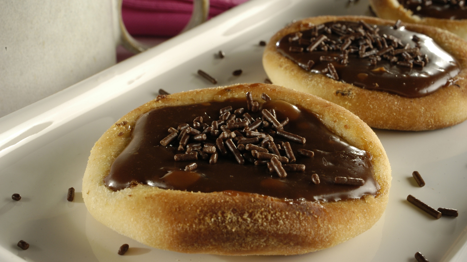 Foto da receita de esfiha de brigadeiro