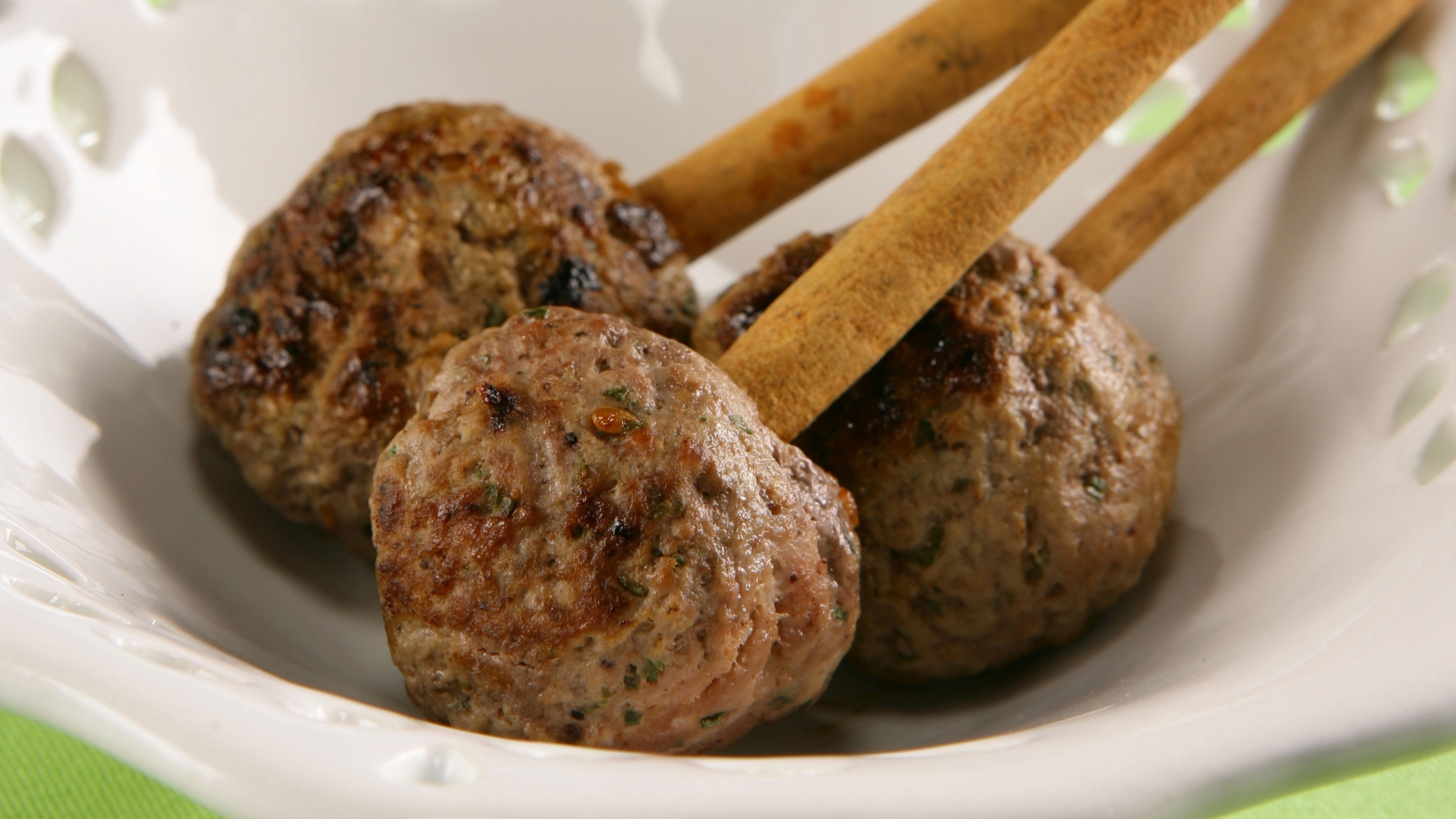 Foto da receita de espetinho de carne com canela
