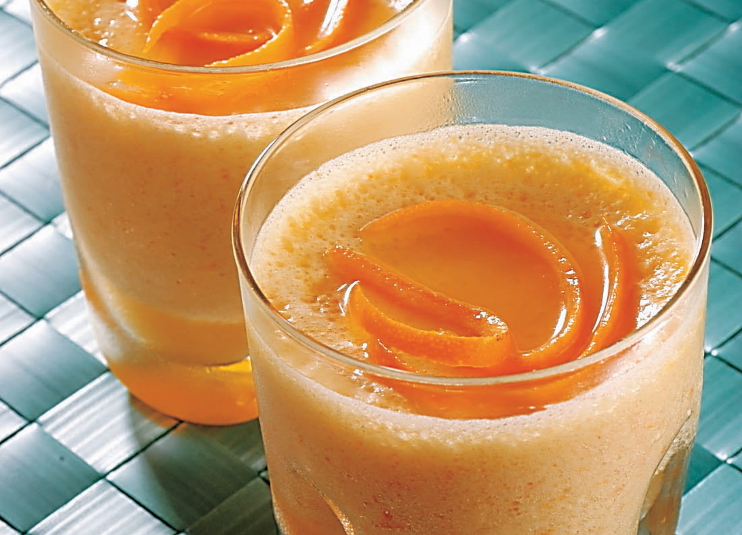Foto da receita de espuma de laranja