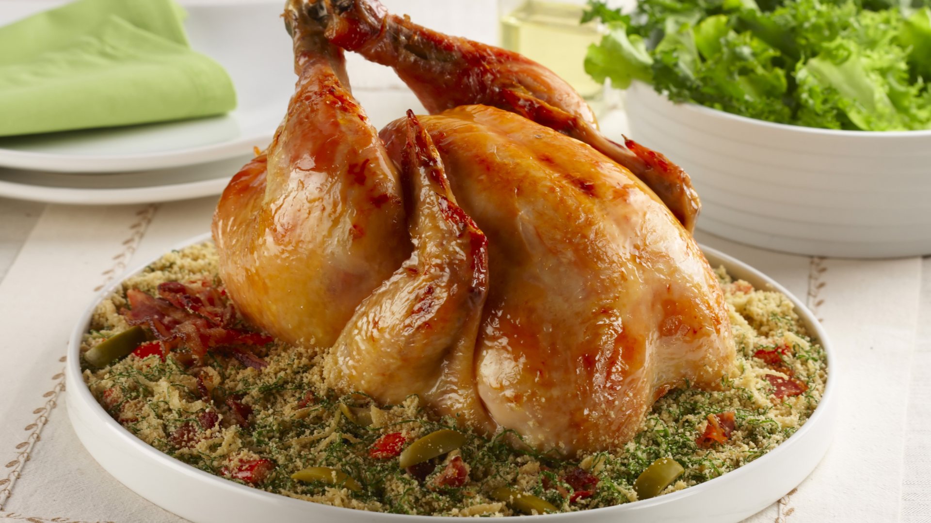 Frango com farofa mineira