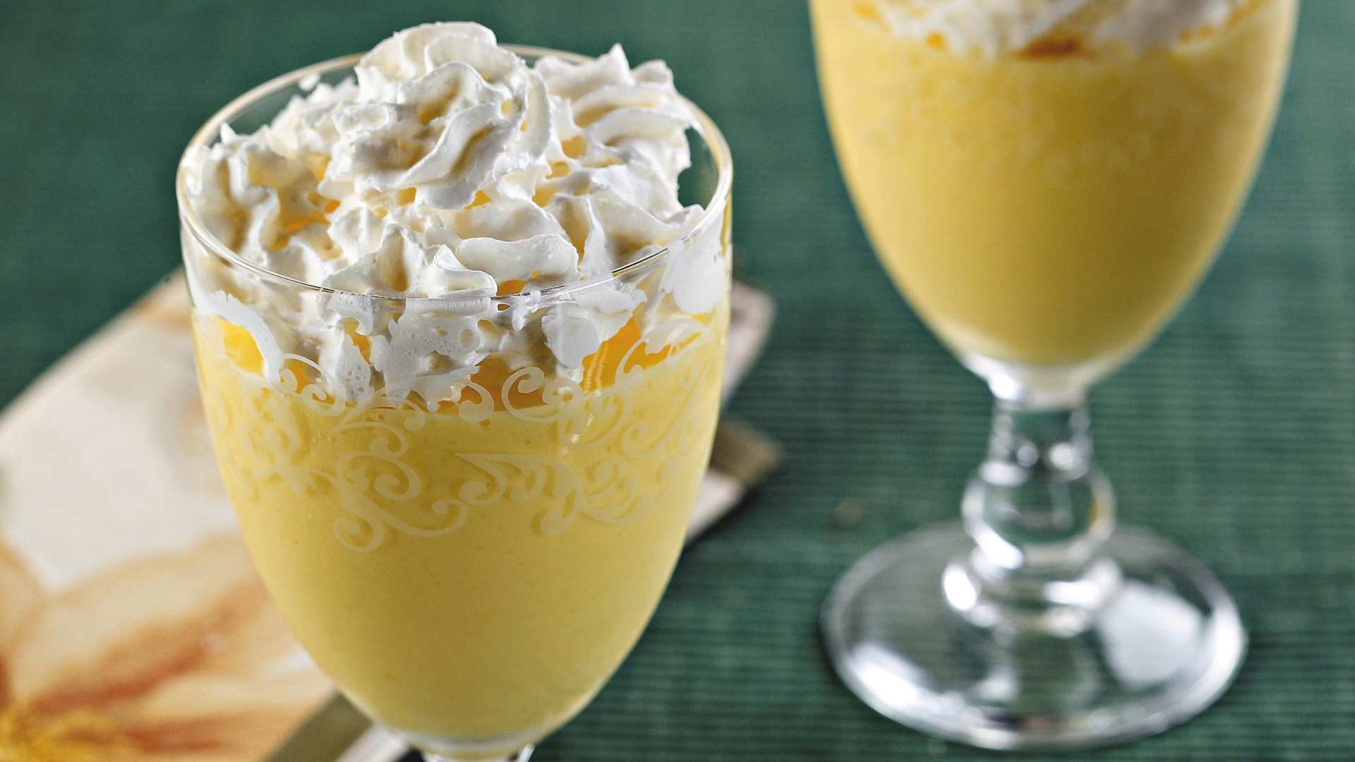 Gelado de abacaxi com leite de coco