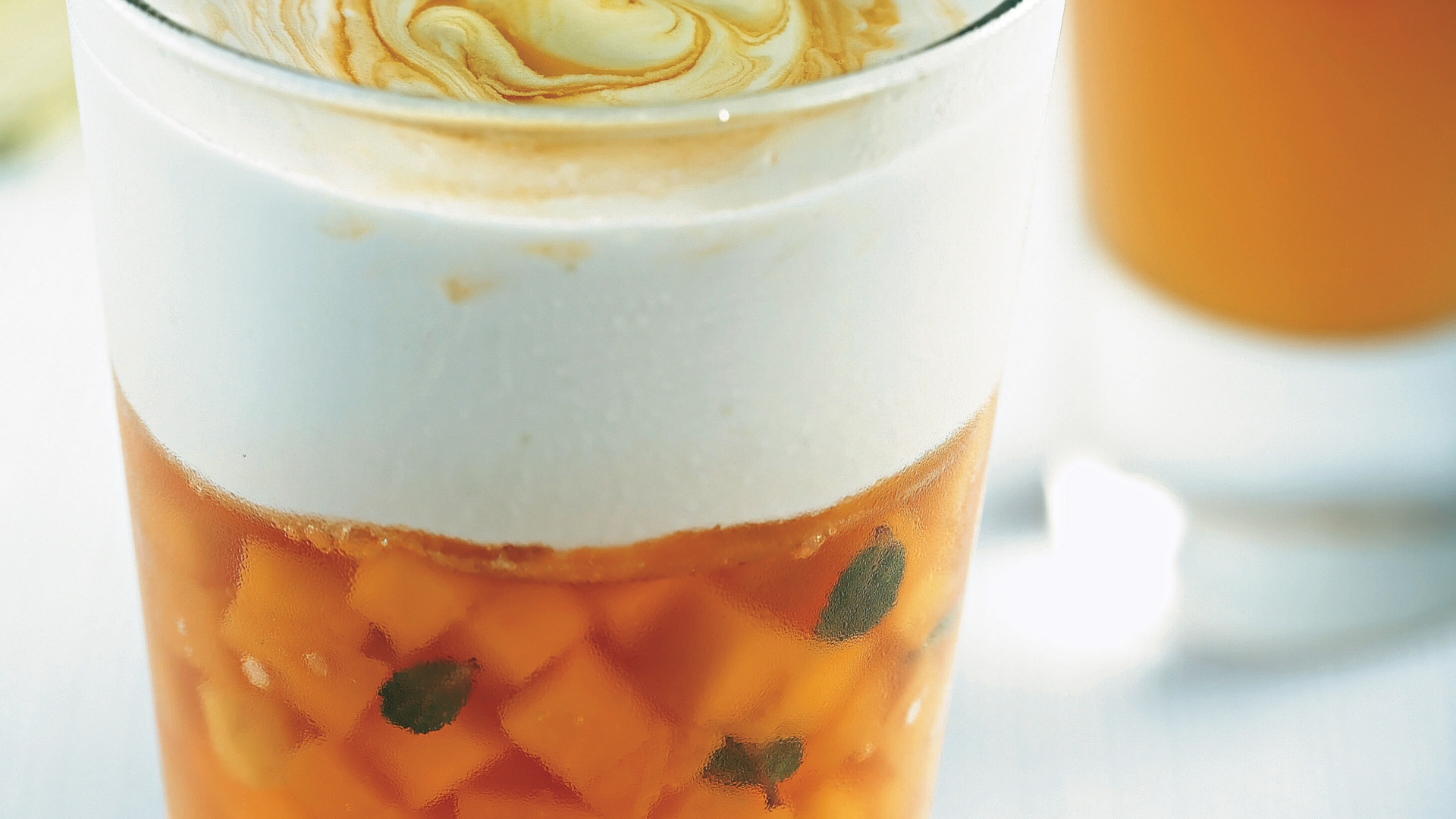 Gelado de manga e maracuja