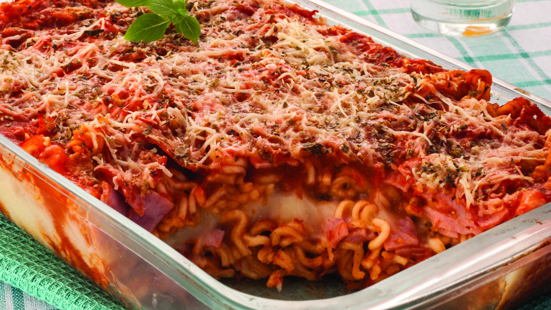 Gratinado de macarrão instantâneo