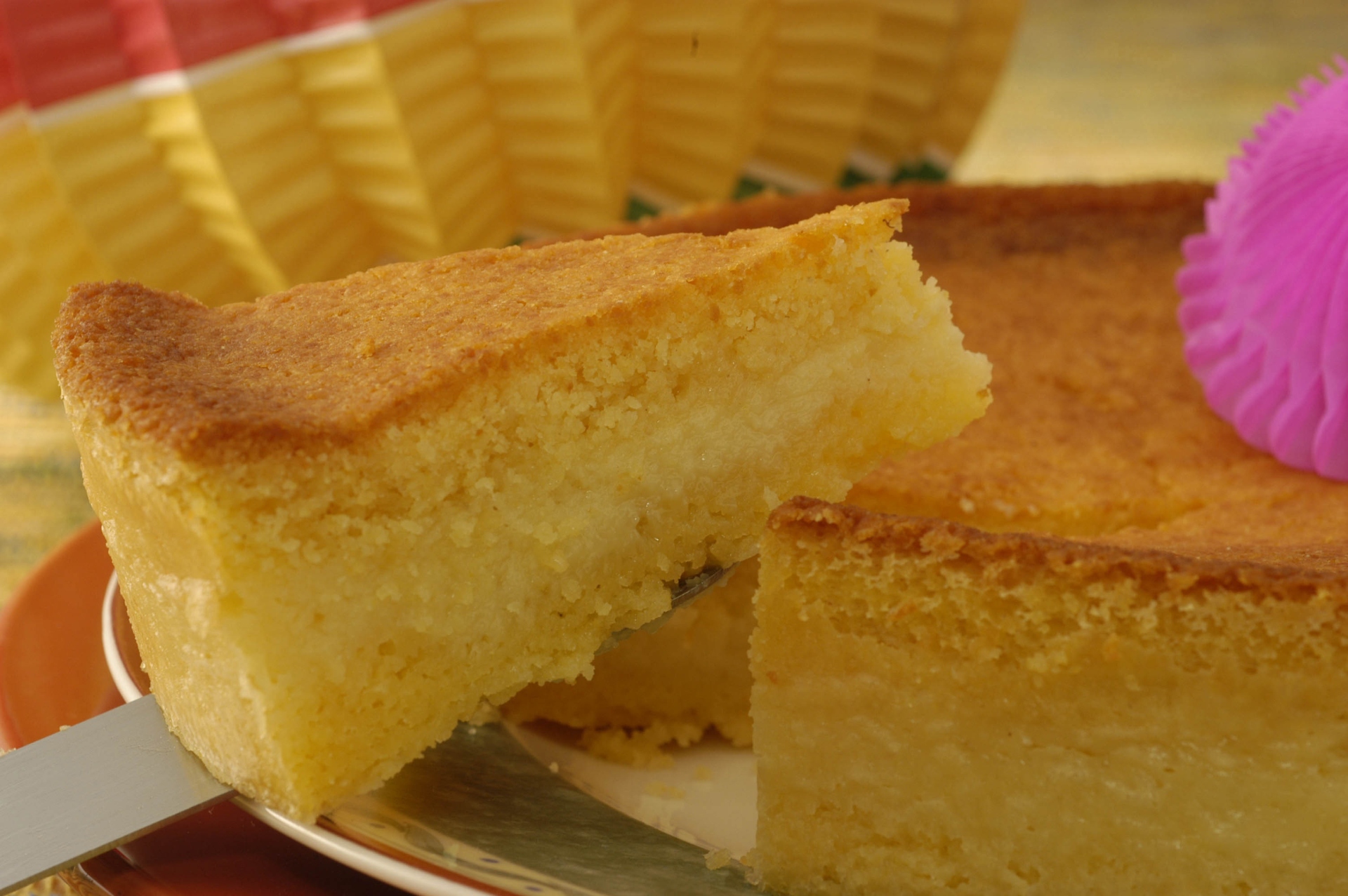 Foto de Bolo da fubá com queijo