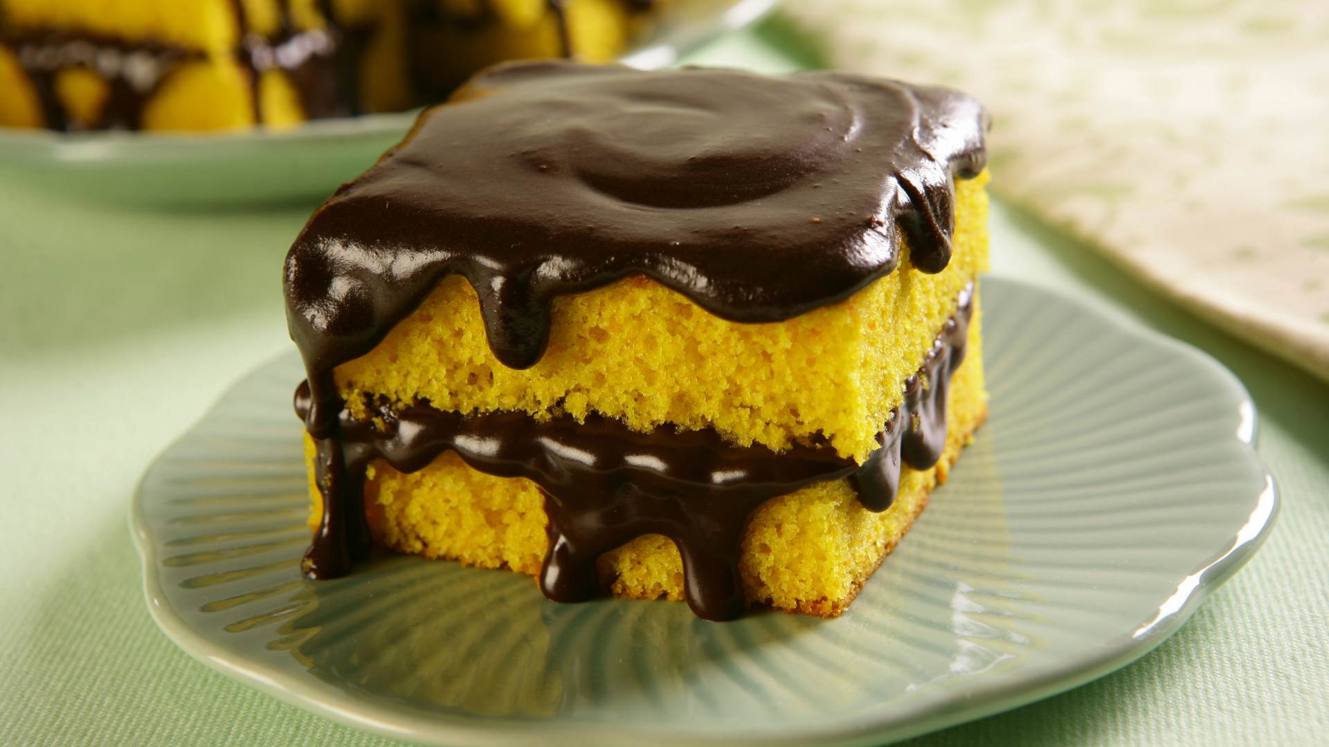 Bolo de cenoura de liquidificador