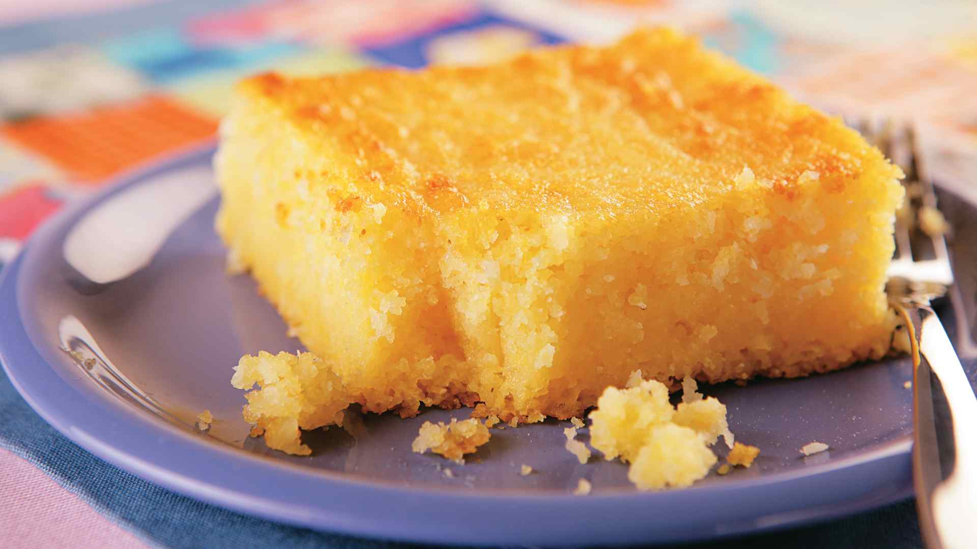 Bolo de flocos de milho