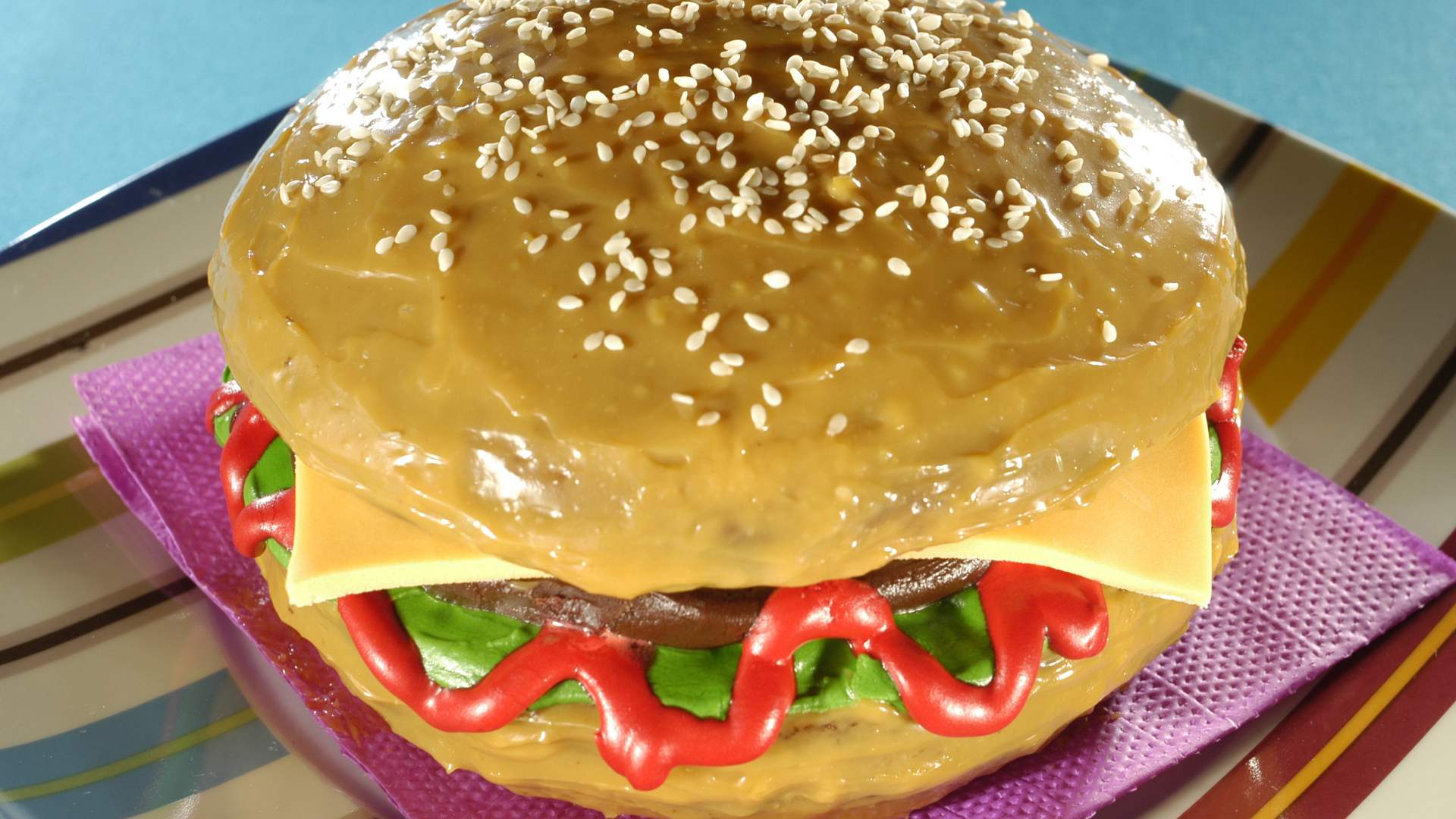 Bolo hambúrguer