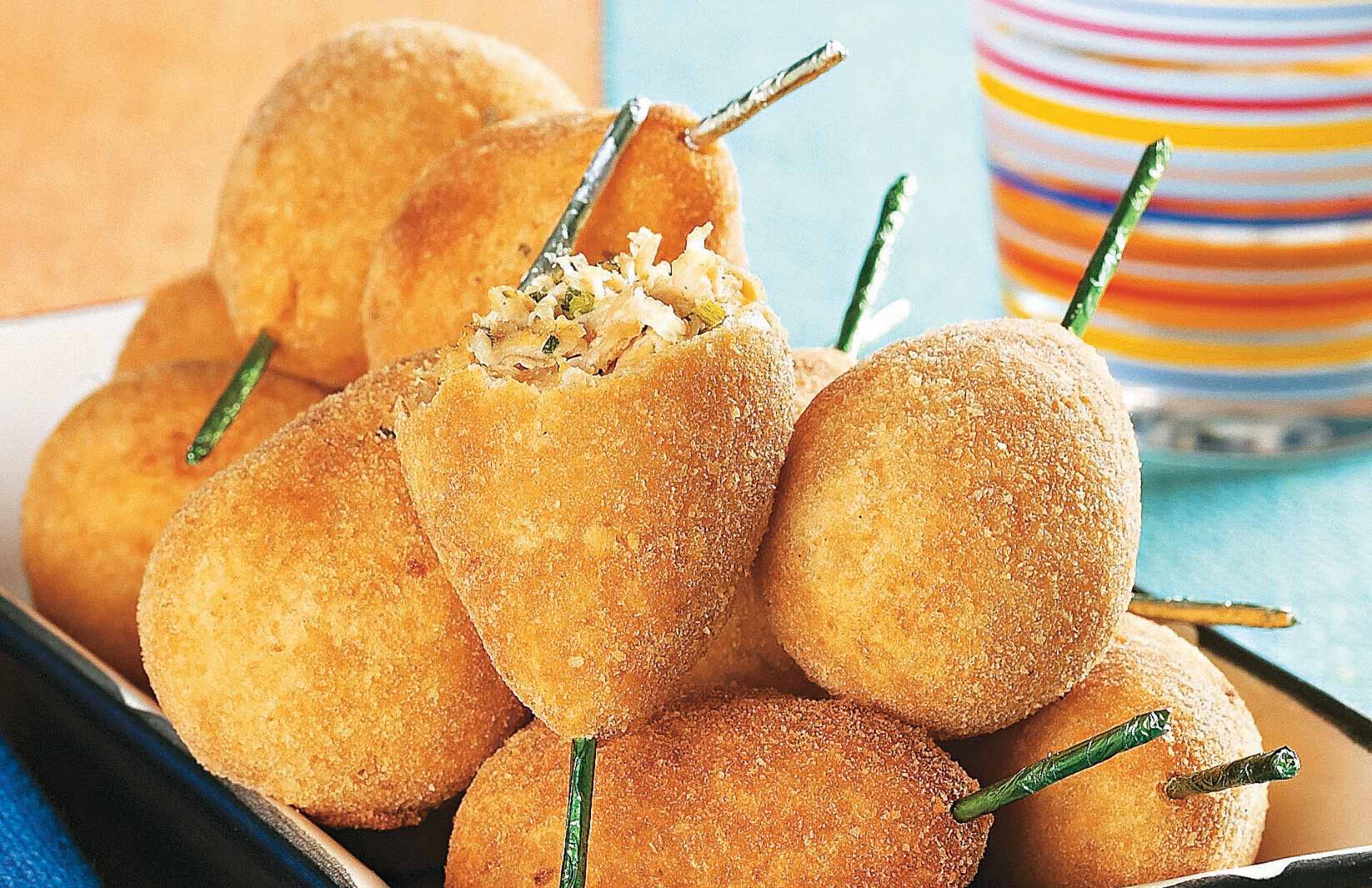 Coxinha cremosa de frango