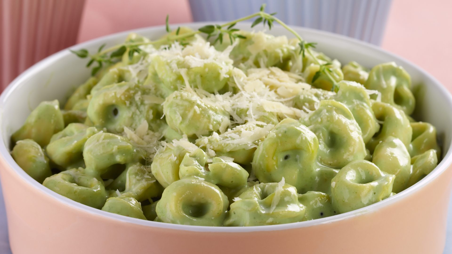Macarrão com Molho de Espinafre