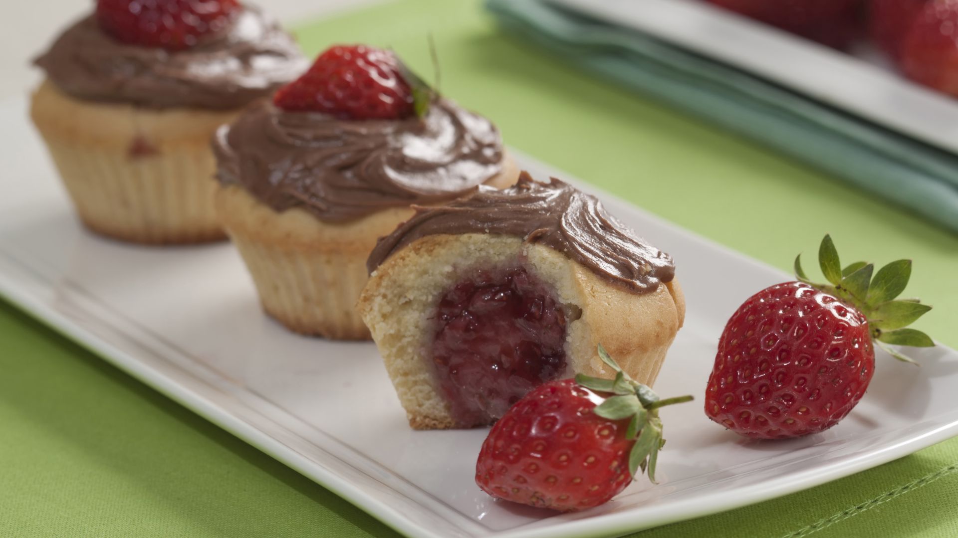 Muffin de morango