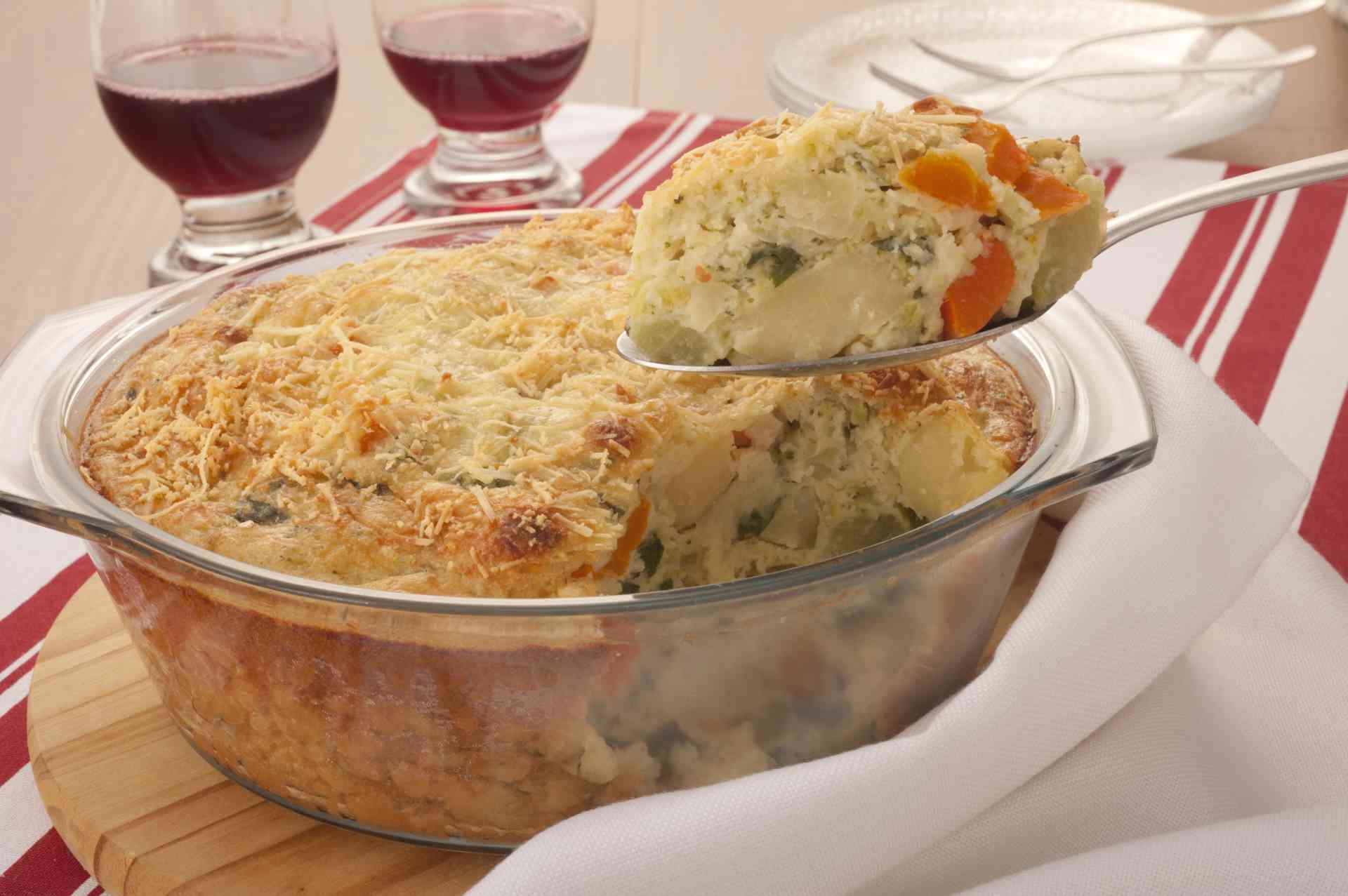 Foto de Suflê gratinado de legumes