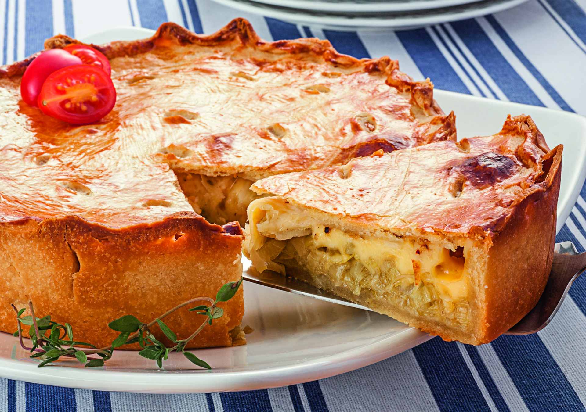 Foto de Torta de alho-poró