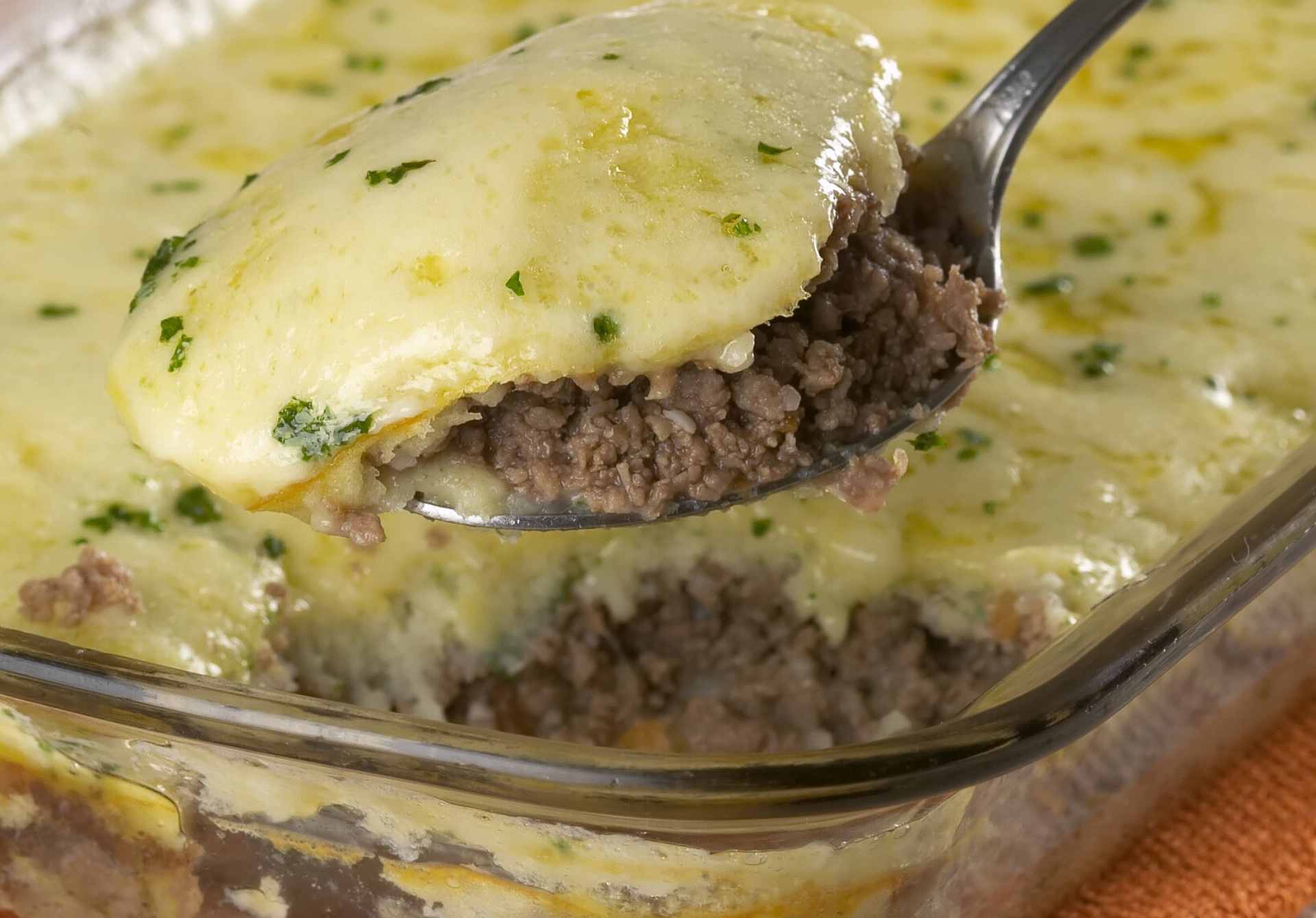 Foto de Torta de carne moída com batata