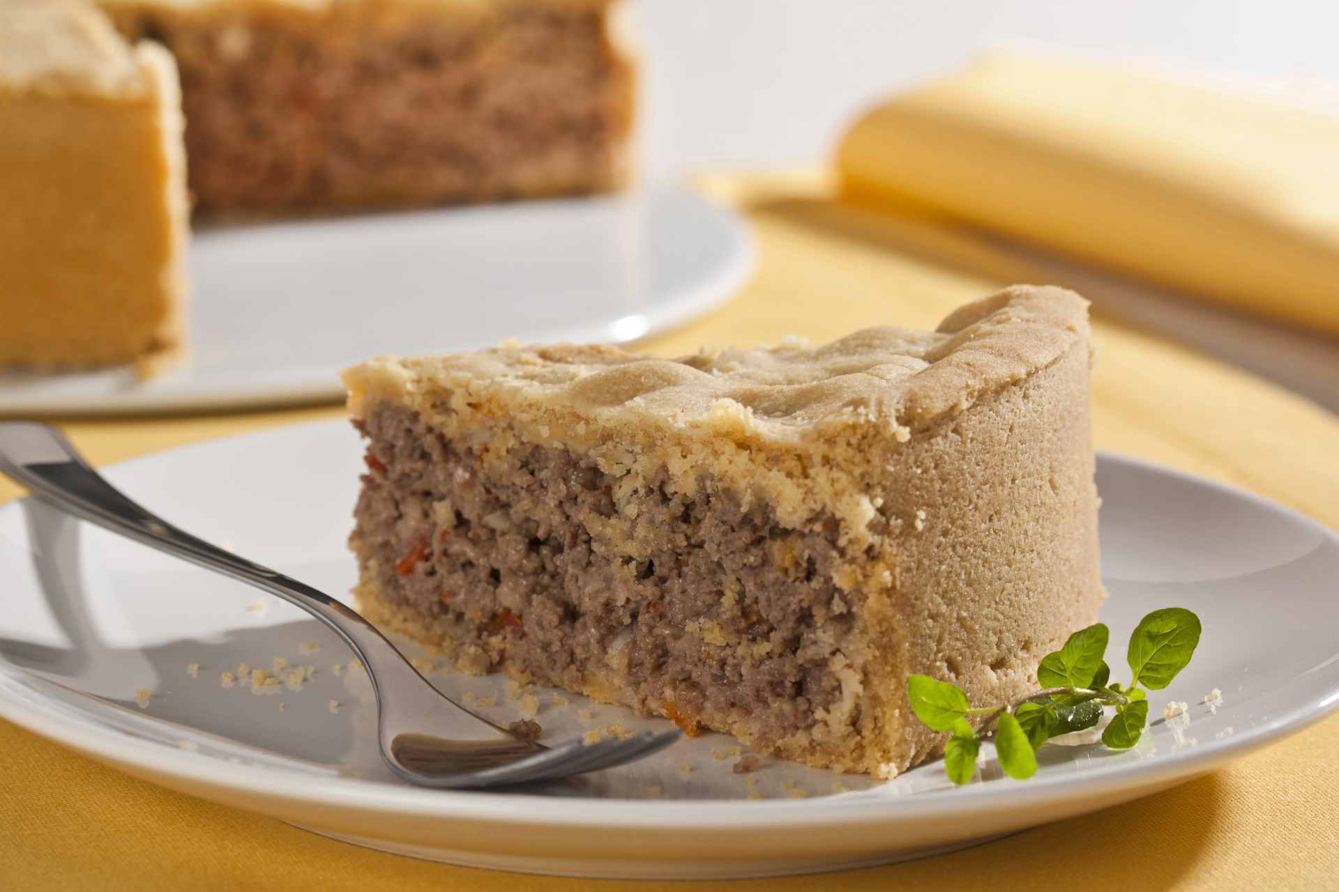 Foto de Torta de carne moída e queijo