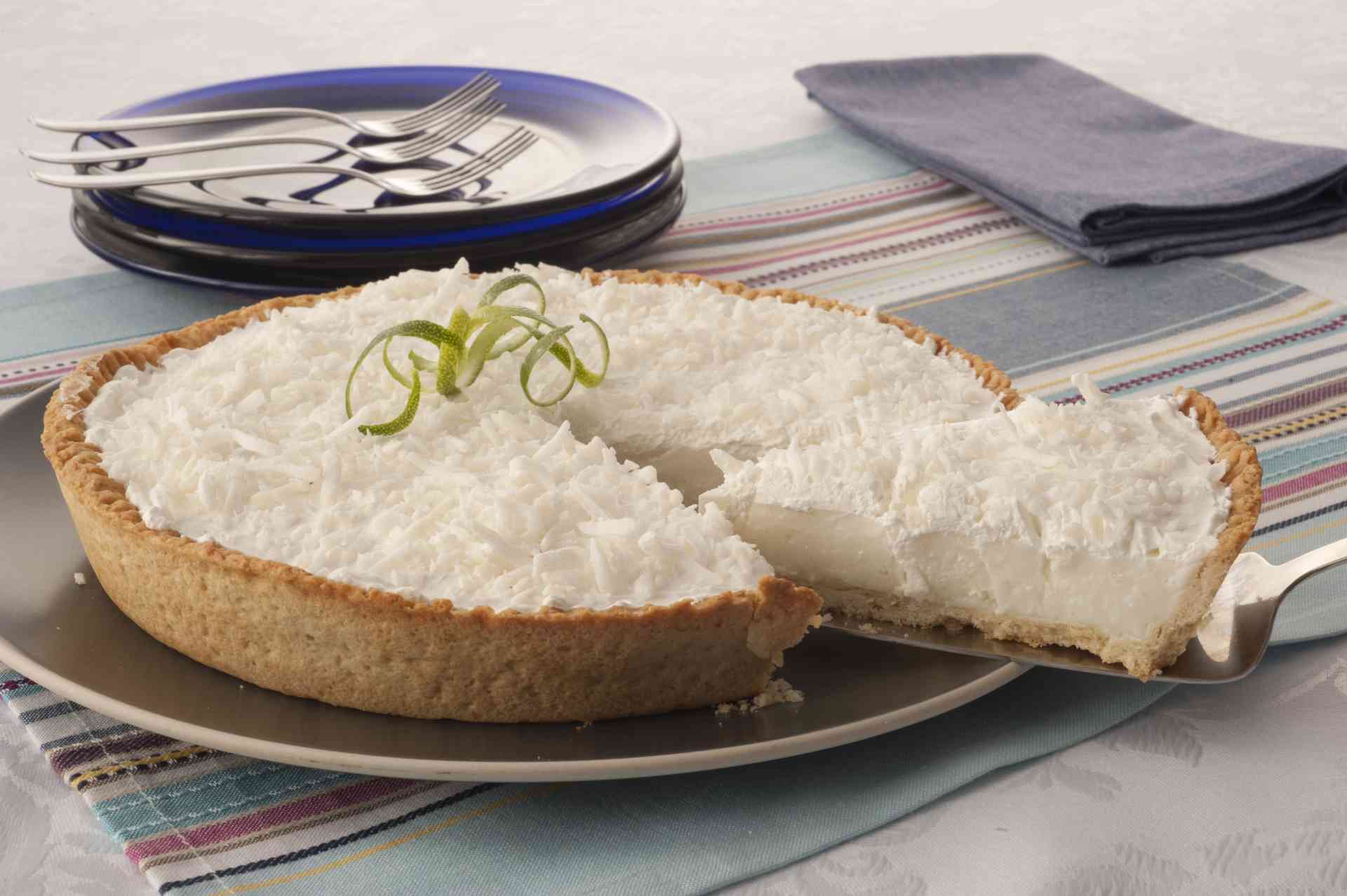 Foto de Torta de coco e limão