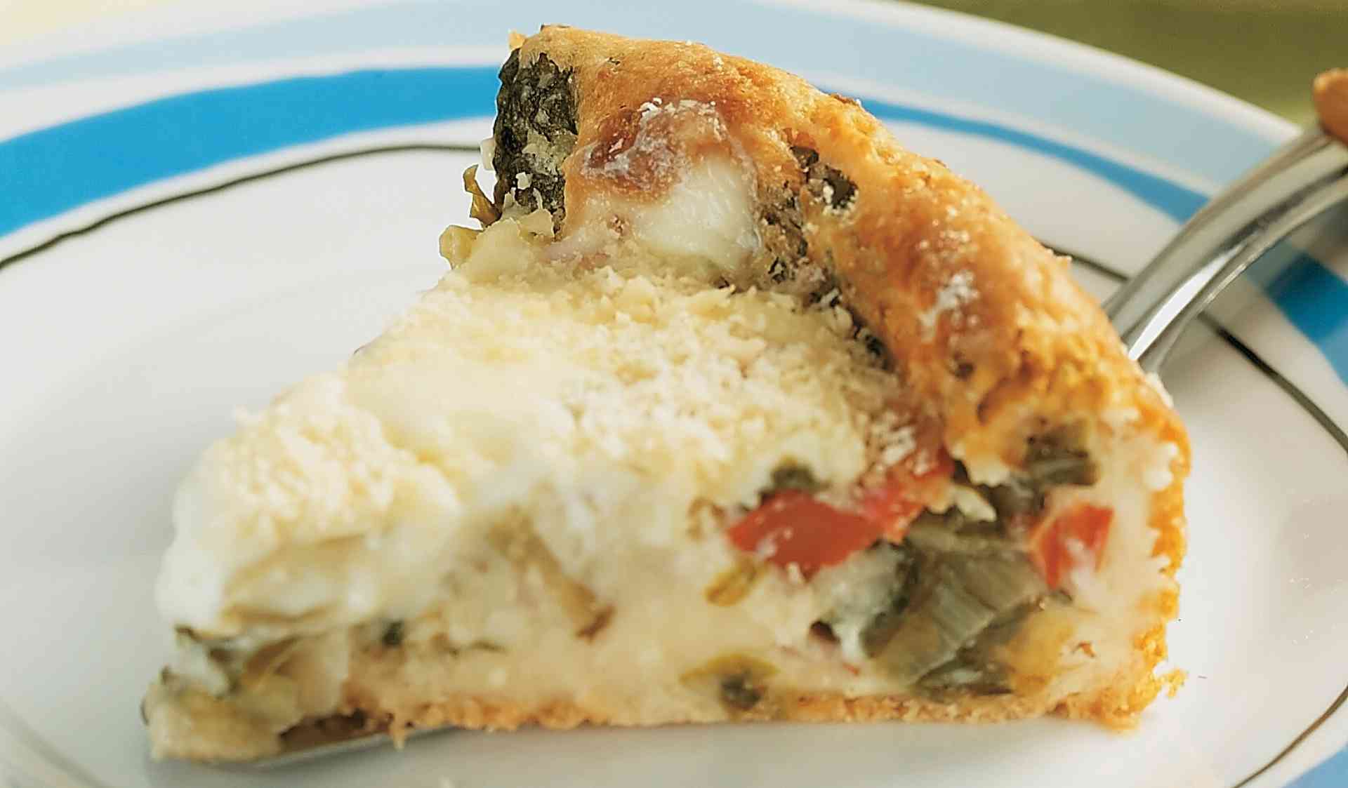 Foto de Torta de escarola com requeijão