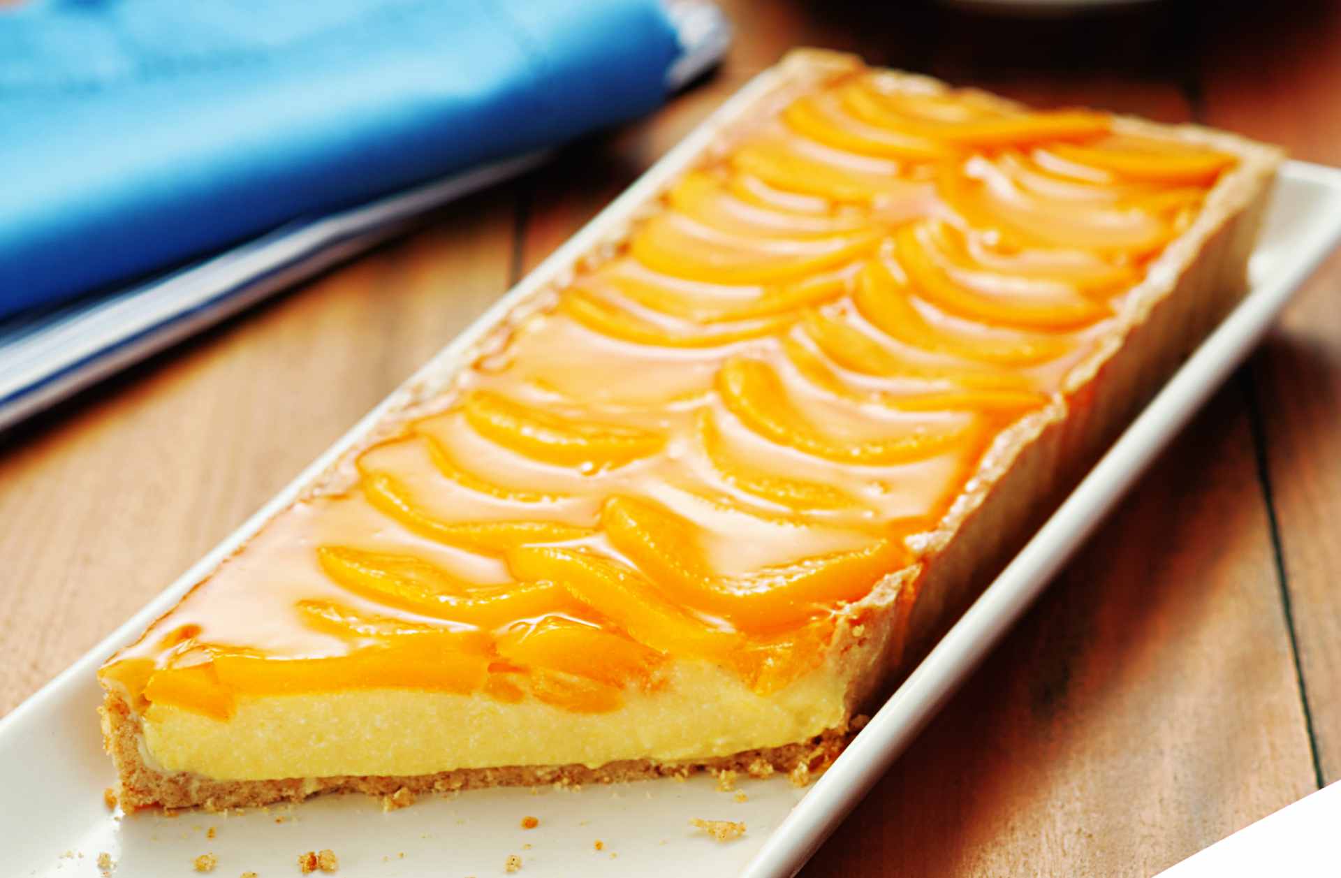 Foto de Torta de pêssego em calda